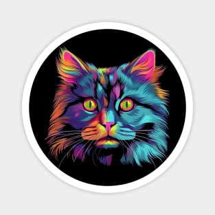 Galaxy Persian Cat Magnet